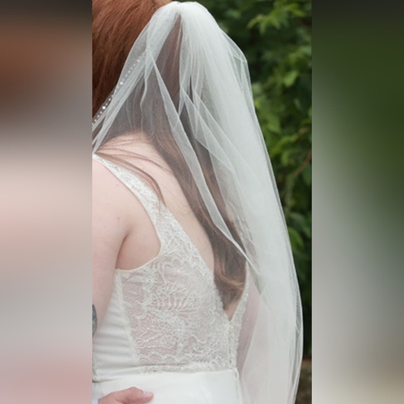 Wedding Dress, Size 10, White - Picture 2 of 4